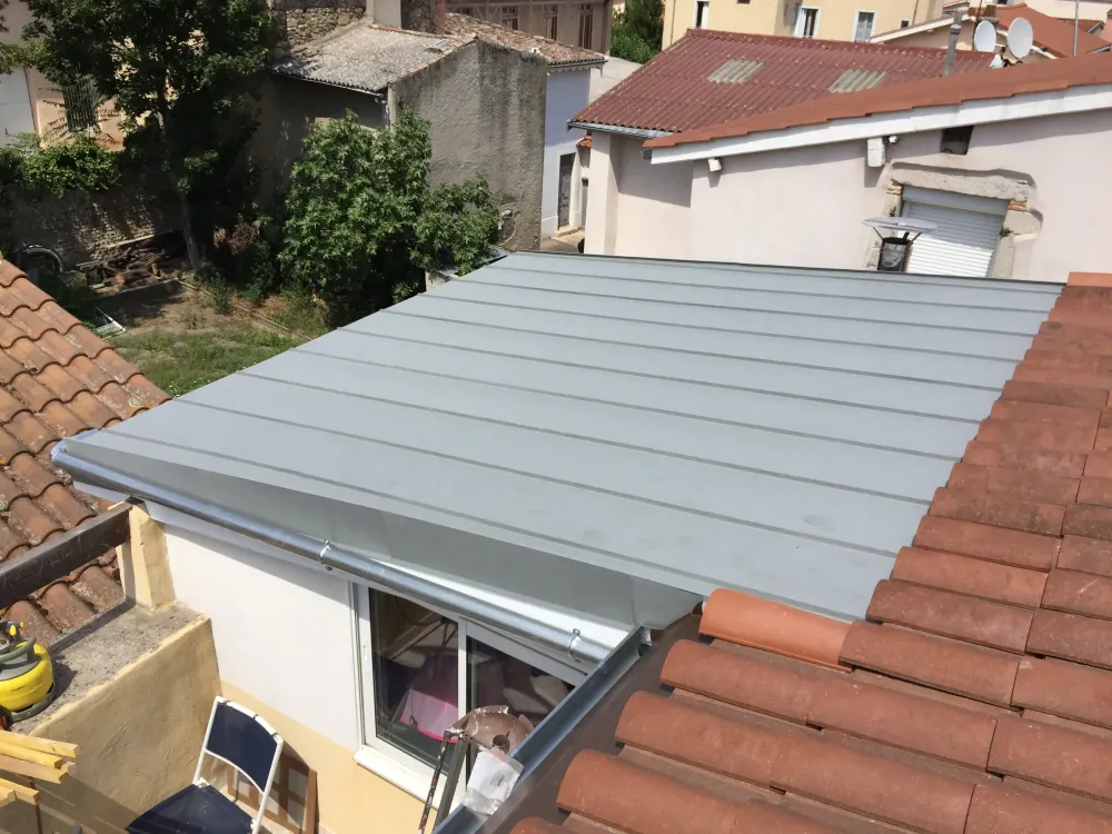 couverture en cuivre